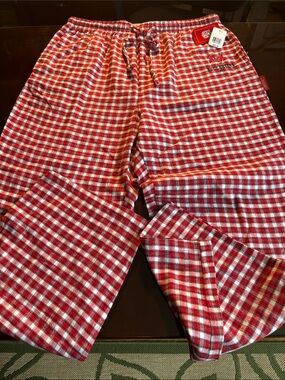 Men's NFL Red Plaid Lounge Pants